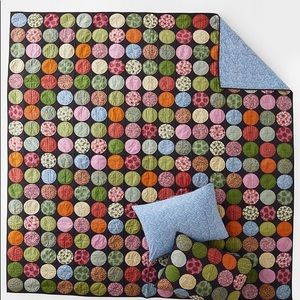 Garnet Hill Johanna quilt and shams